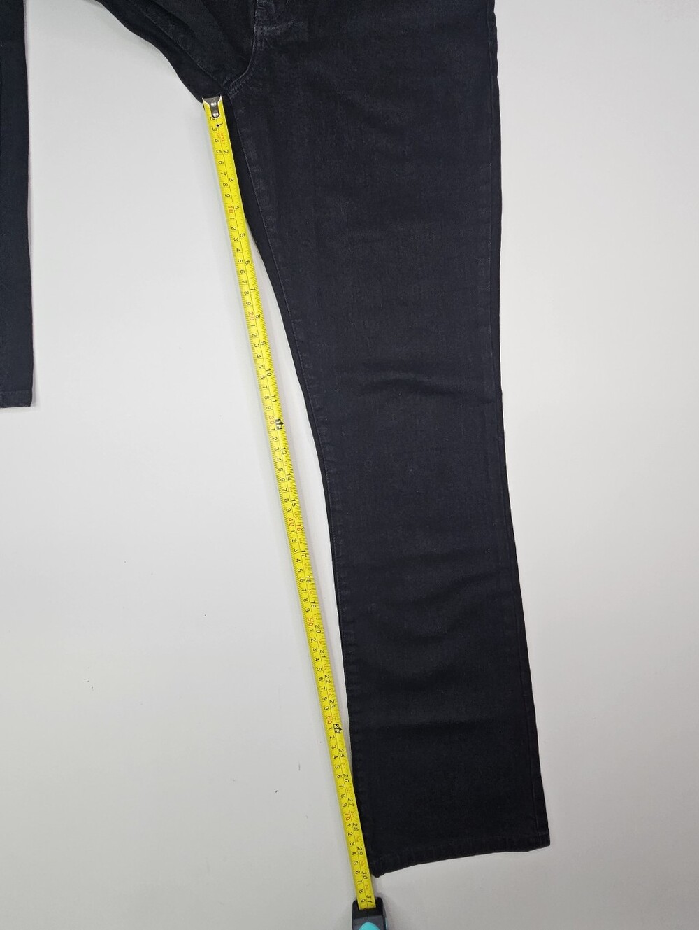 Lauren Ralph Lauren Jeans Women 4 Black Modern Slim Straight Leg Stretch Cotton - Picture 6 of 16